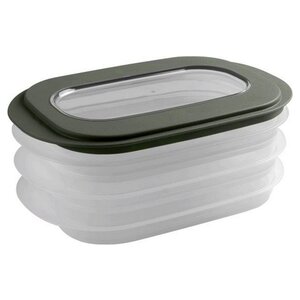 Sunware Sunware Sigma Home Vleetware Box - 3 niveaux / plats - vert foncé