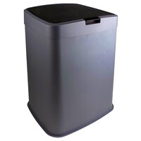 Sunware Delta Müllsackhalter – ohne Bodenplatte – 70 l – Metallic/Schwarz