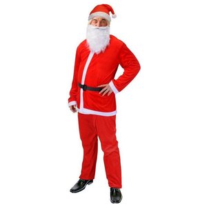 Suit du Père Noël pour hommes 5 pièces