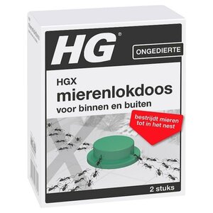 HG HGX ANTSSLOK BOX - 2 pièces - efficaces contre les fourmis - adaptées à l'intérieur et à l'extérieur