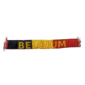 Scarf Belgium European Championship/World Cup 130 x 14 cm