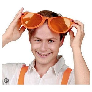 Mega-Brille - Orange