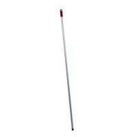 Metal broomstick white 140 cm - Ø21 mm