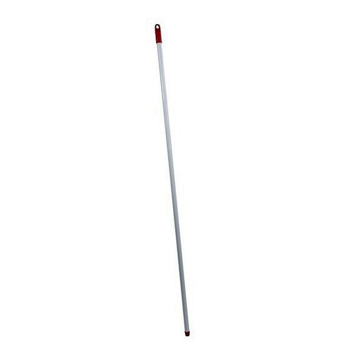 Metal broomstick white 140 cm - Ø21 mm