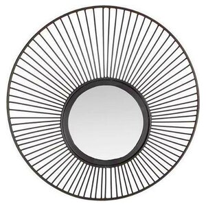 Espejo Van Manen - Negro - Metal - 52 x 9 cm