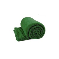 Unique Living Plaid Teddy Glitter Dark Green 150x200cm