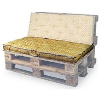 Unique Living | Pallet cushion fauna | Outdoor collection Yellow | 80x120cm