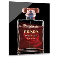 Ter Halle® Glass painting 60 x 80 cm | Prada Parfume Red