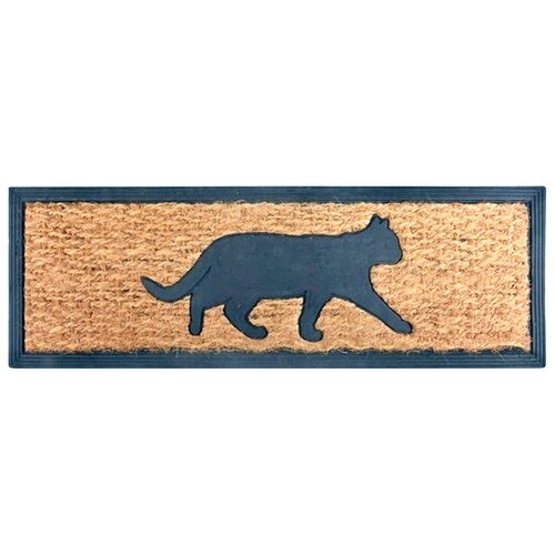 Deurmat Poes - Rubber/Kokosvezel - 25 x 75 cm Deurmat Poes - Rubber/Kokosvezel - 25 x 75 cm