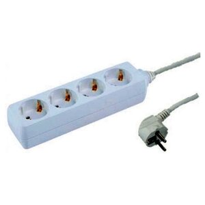 Listwa zasilająca 4-drożna - 3 metry - biała Listwa zasilająca 4-drożna - 3 metry - biała