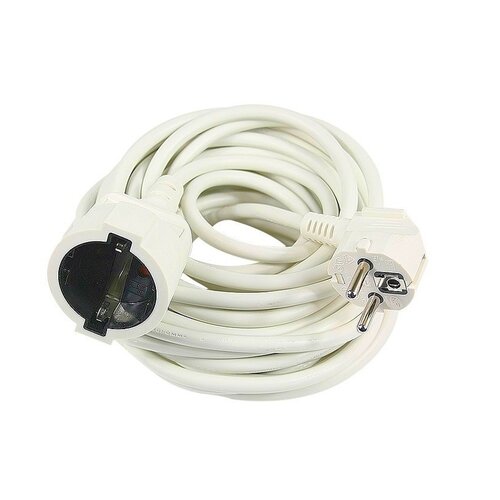 Extension cord 5 meters 3 x 1.5 mm² - white