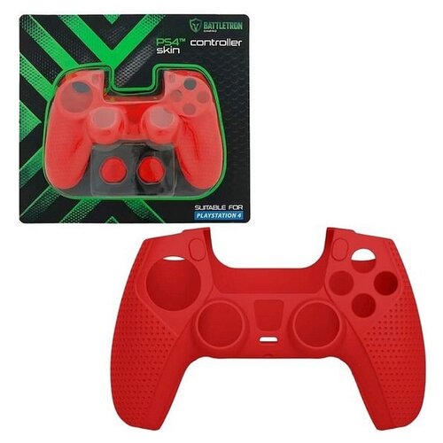 Battletron Skin Controller Rood - Geschikt voor PS5