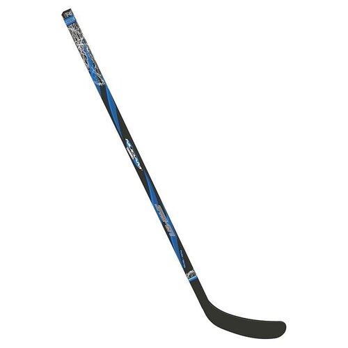 Nijdam Nijdam IJshockeystick Hout/Glasfiber Jr - 137 cm - Zwart/Blauw/Zilver - Links Nijdam Nijdam IJshockeystick Hout/Glasfiber Jr - 137 cm - Zwart/Blauw/Zilver - Links