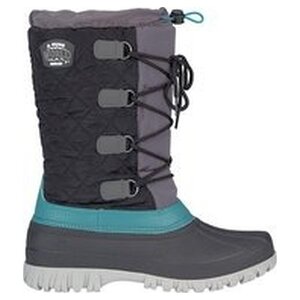 Wintergrip Schneestiefel mit Wintergriff Sr - Winter Wanderer - Schwarz/Anthrazit/Grüngrau - 38