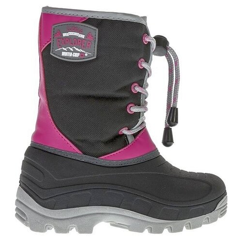 Wintergrip Wintergrip Snowboots - Size 27-28 - Unisex - Black/Gray/Pink