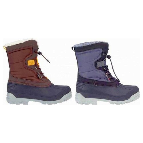 Wintergrip Schneestiefel mit Wintergriff Sr - Canadian Explorer II - Braun/Anthrazit/Ockergelb - 36