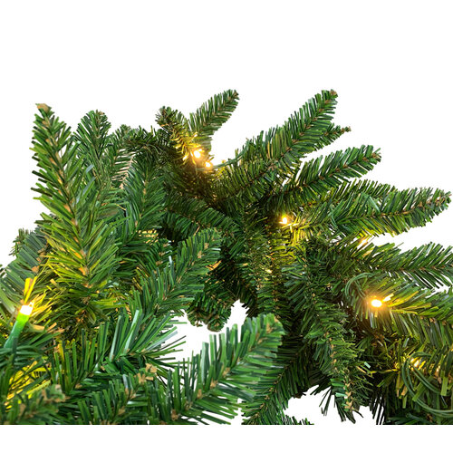 Royal Christmas Royal Christmas® Girlande Washington 540 cm inklusive LED-Beleuchtung | Auch für draußen geeignet