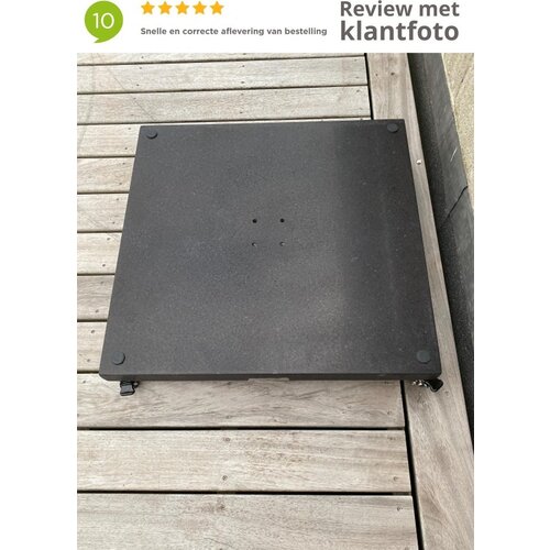 Zware Parasolvoet Outdoor Living met wielen | 90 Kilo