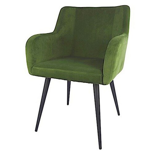 Non Branded Chaise de salle à manger cf étiquette Tigo, velours, vert