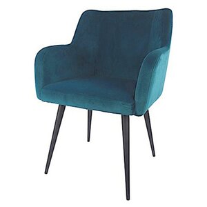 Non Branded Chaise de salle à manger cf étiquette Tigo, velours, bleu