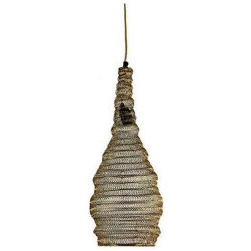 Non Branded Lampe suspendue non marquée Cruz 20 x 55 cm E27 nickel 25W Gold