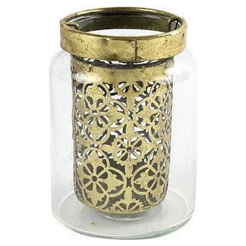 Countryfield Tea light holder Amisha | Tealight holder Gold | 8.5 x 14 cm