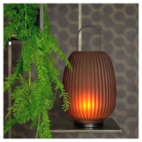 Tea light holder tealight holder glass Davin around br. 35 cm