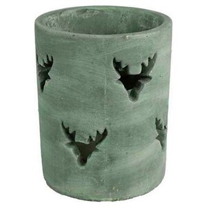 Decostar Tealight holder Eland antlers | 17 x 24 cm | Gray