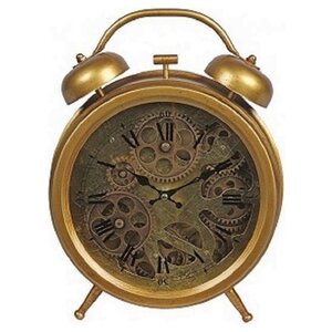 Countryfield Countryfield Table clock Brooks Gold -colored in alarm shape