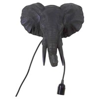 Wall lamp Elephant Orwell Black - 33 cm