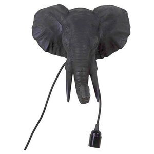 Countryfield Lámpara de pared Elefante Orwell Negro - 33 cm Countryfield Lámpara de pared Elefante Orwell Negro - 33 cm