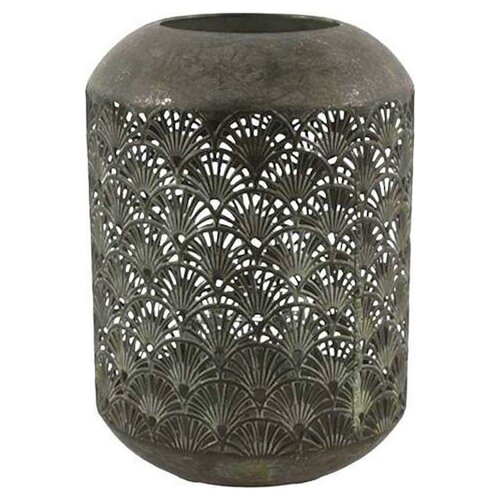 Countryfield Tealight holder Rhiana van Metal - Gray - 30 cm