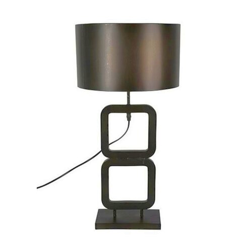 Non Branded Lampe de table non marquée Paxton 31 x 64 cm E27 Steel 40W noir