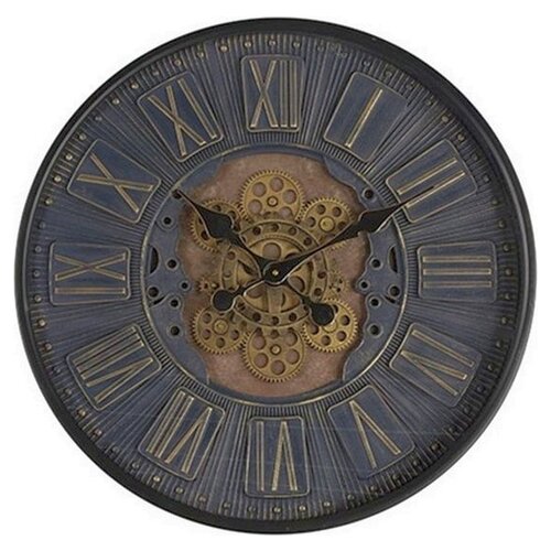 Countryfield Non-branded Wandklok Grant 60 cm - Zwart/Brons Countryfield Non-branded Wandklok Grant 60 cm - Zwart/Brons