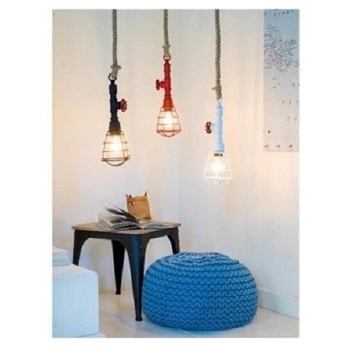 Hanging Lamp Feuerschlauch Anhänger Licht | 115 cm | Schwarz