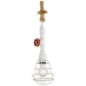 Hanging lamp fire hose Pendant Light | 115 cm | White