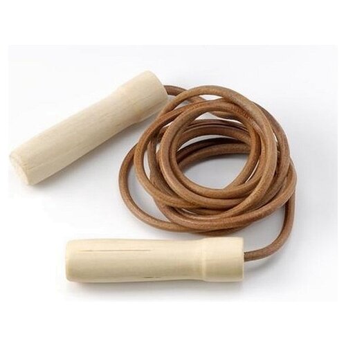 Jump rope leather with wood 2.80 cm