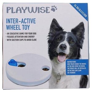 Hundespielzeug mit Kroketten | Interaktiv | Konzentrieren Sie sich auf Aufmerksamkeit und Energie interaktives Rad Spielrad