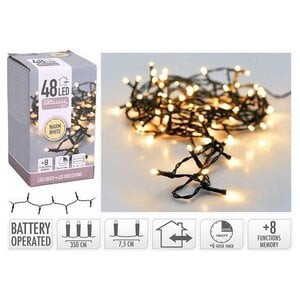 Iluminación de batería 4mtr 48L wwit Iluminación de batería 4mtr 48L wwit