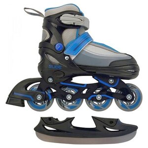 Amigo Amigo -Folie - Skaten für Mädchen - Inlineskates Größe 34-37 - Schwarz/Blau