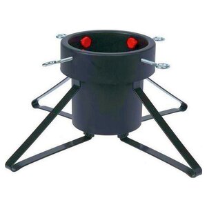 Soporte para árbol de Navidad Nampook - Mediano - para árboles de hasta 2 metros - Depósito de agua de 1,8 l - Negro