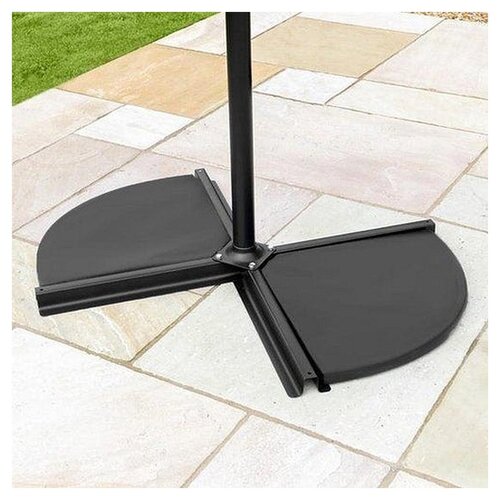 Ambiance Parasol foot - Parasol foot weight - Parasol foot tile - Polystone - 13 kg per tile - Set of 2 pieces