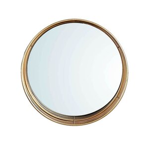 PTMD Ptmd Blerina Round Mirror - 60 x 15,5 x 60 cm - Fer - or