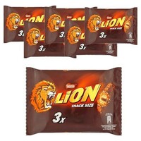 6x Lion 3 -pack 90 grams - Benefit package of sweets