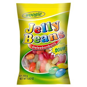 Jelly Beans Zuur 250 grammes Jelly Beans Zuur 250 grammes