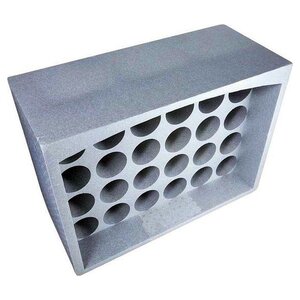 Bottles rack for 24 bottles - Insulating - Light polystyrene - Stackable - 67x50x 29.5cm - Max 74kg