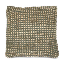 Sizo handgefertigtes Kissenbombay 45 x 45 cm - Olive