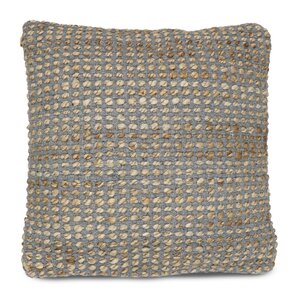 Sizo Handmade SIZO coussin fait à la main Bombay 45 x 45 cm - Gray