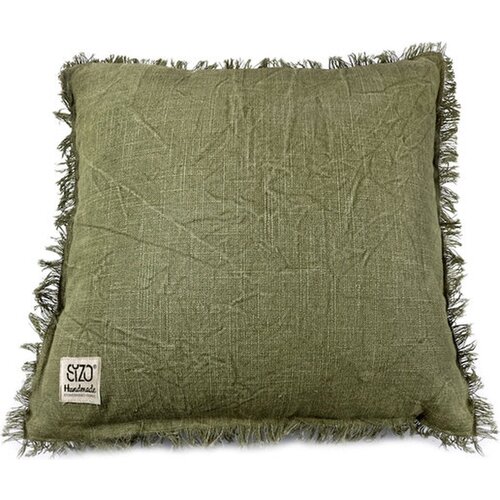 Sizo Handmade Sizo handgefertigtes Kissen 45 x 45 cm - Olive