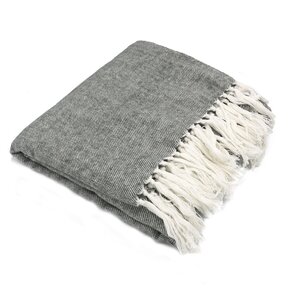 Sizo Handmade Sizo Ręcznie robiona krata Madras 130 x 170 cm - Szara Sizo Handmade Sizo Ręcznie robiona krata Madras 130 x 170 cm - Szara